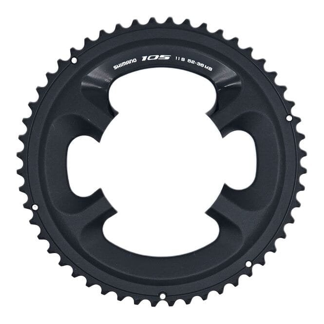 Shimano 105 FC-5800 11 Speed Outer Chainring - 52T-MB for 52/36T - Black
