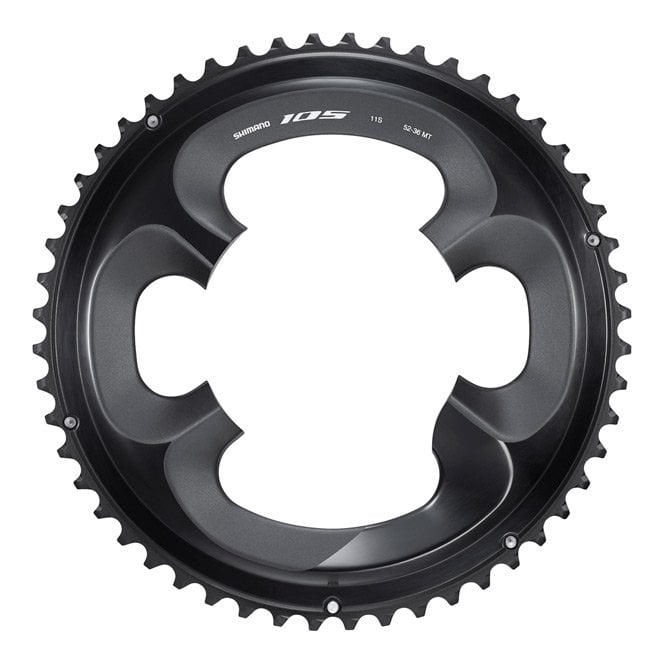 Shimano 105 FC-R7000 11 Speed Outer Chainring - 52T-MT - Black