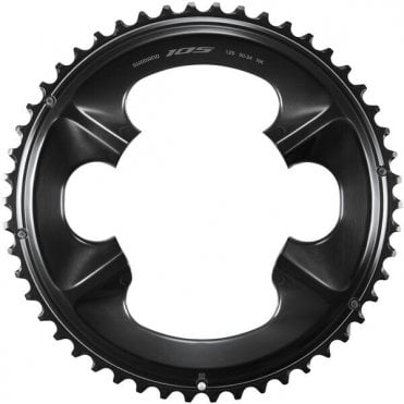 Shimano 105 FC-R7100 12 Speed Outer Chainring - 50T-NK for 50/34T - Black