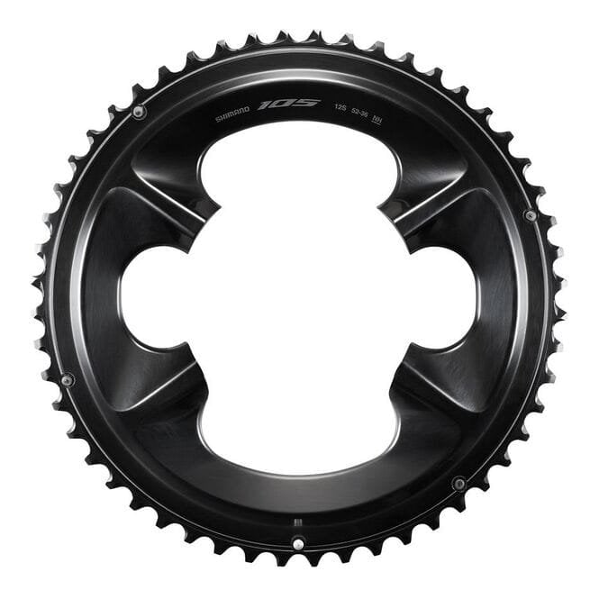 Shimano 105 FC-R7100 12 Speed Outer Chainring - 52T-NH for 52/36T - Black