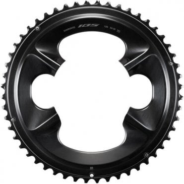 Shimano 105 FC-R7100 12 Speed Outer Chainring - 52T-NH for 52/36T - Black
