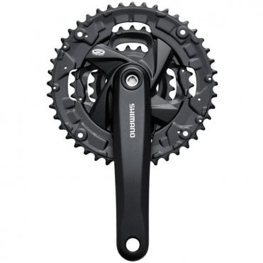 Shimano Acera FC-M371 9 Speed Chainset - Square Taper - 175 mm - Black (44/32/22T)