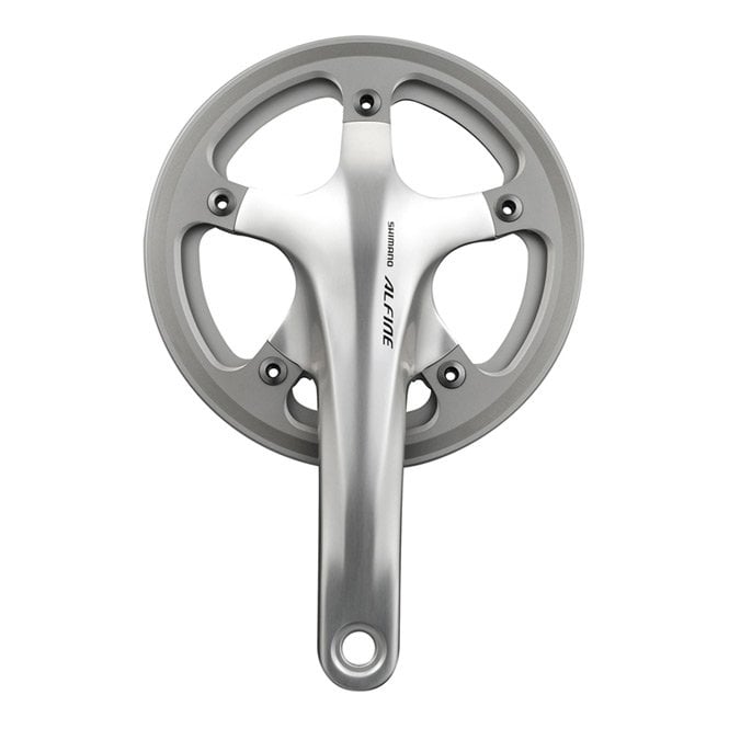 Shimano Alfine FC-S501 Alfine 2-piece Chainset With Single Chain Guard 170 mm - Silver