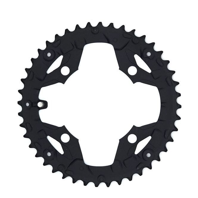 Shimano Alivio FC-T4010 9 Speed Triple Outer Chainring - Black