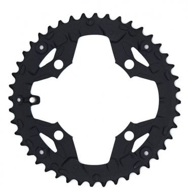 Shimano Alivio FC-T4010 9 Speed Triple Outer Chainring - Black