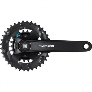 Shimano Altus FC-M315 Chainset - 7/8-speed - Black - 170 mm - Without Chainguard