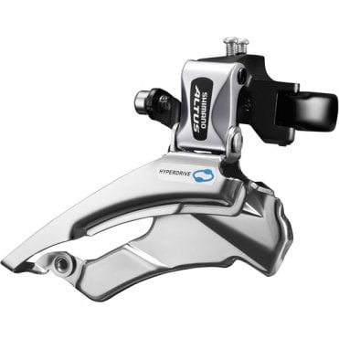 Shimano Altus FD-M310 Altus 8-speed Front Derailleur - Conventional Swing - 42-48T - 66-69 degree - Black
