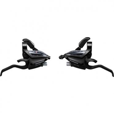 Shimano Altus ST-EF500 EZ Fire Plus STI Set - 2-finger Lever - Triple - Black