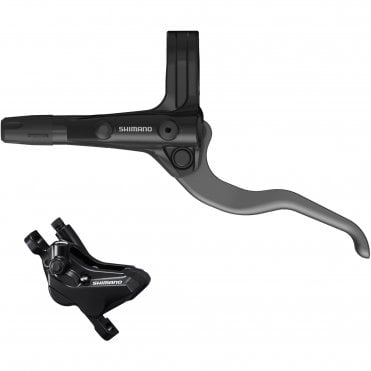 Shimano BR-MT420/BL-MT420 Bled Brake Lever/Post Mount 4 Pot Calliper - Left Rear