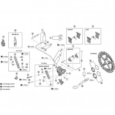 Shimano Caliper Fixing Bolt -C2
