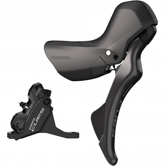 Shimano Cues ST-U6030 Hyd/Mech STI Set - Flat Mount Calliper - R/H Frt - 10/11 spd