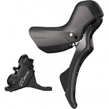 Shimano Cues ST-U6030 Hyd/Mech STI Set - Flat Mount Calliper - R/H Frt - 10/11 spd