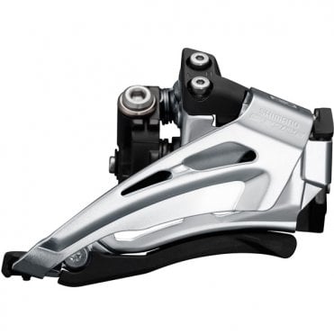 Shimano Deore Deore M6025-L double front derailleur - low clamp - top swing - down pull - Black