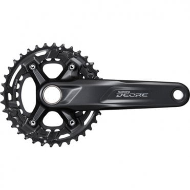 Shimano Deore FC-M4100 Deore chainset - 10-speed - 51.8 mm Boost chainline - 36/26T - Black