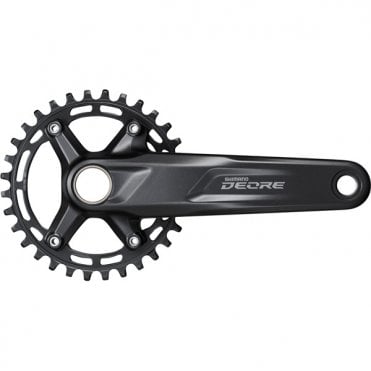 Shimano Deore FC-M5100 Deore chainset - 10/11-speed - 52 mm chainline - 175 mm - Black