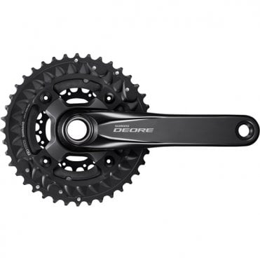 Shimano Deore FC-M6000 Deore 10-speed chainset - 50 mm chain line - 40/30/22T - Black