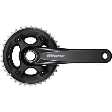 Shimano Deore FC-M6000 Deore 10-speed chainset - 51.8 mm chain line - 36/26T - Black