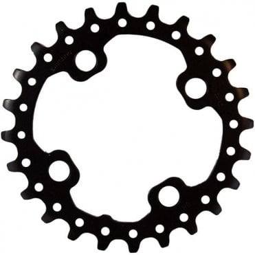 Shimano Deore FC-M617 Deore 10 Speed Double Inner Chainring 24T-AZ - Black