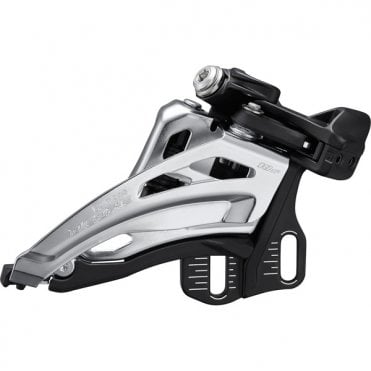 Shimano Deore FD-M4100-E Deore front derailleur - 10-speed - side swing - E-type - Silver