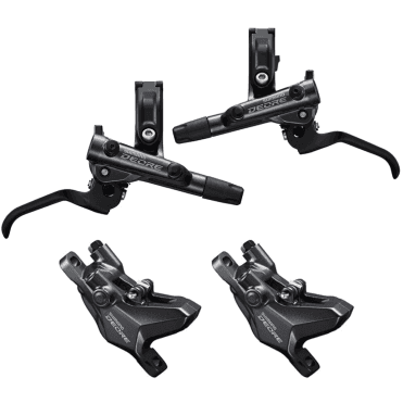 Shimano Deore M6100 2pot Post Mount Disc Brake Set Front and Rear