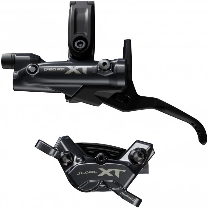 Shimano Deore XT BR-M8220/BL-M8200 4 Pot Bled Brake Lever/Post Mt Cal Left/Rear