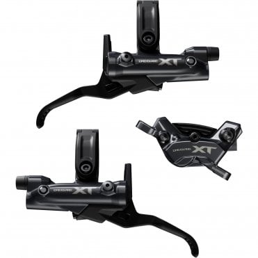 Shimano Deore XT BR-M8220/BL-M8200 4 Pot Bled Brake Levers & Callipers - Frt & Rr
