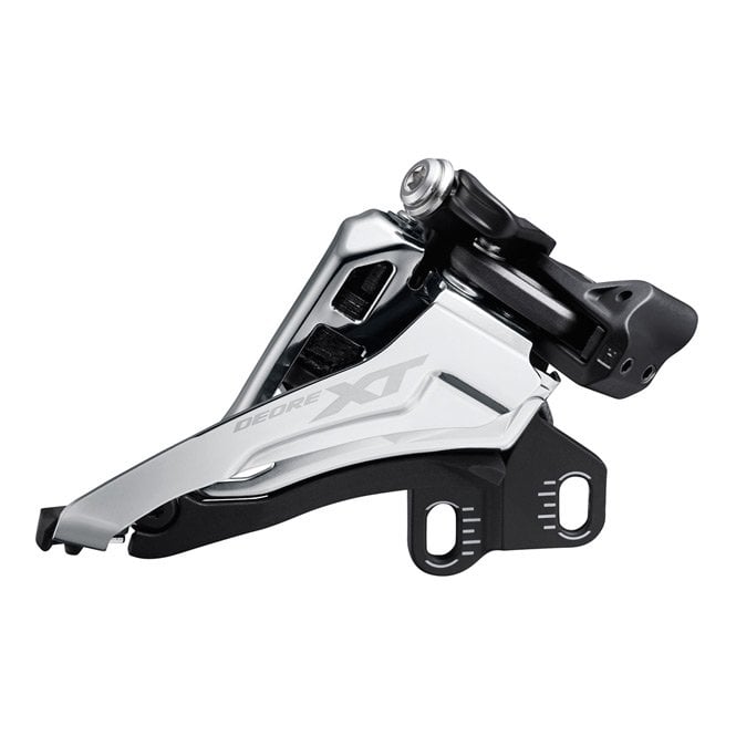 Shimano Deore XT FD-M8100-E Deore XT front mech - 12-speed - side swing - E-type mount - Silver