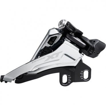 Shimano Deore XT FD-M8100-E Deore XT front mech - 12-speed - side swing - E-type mount - Silver