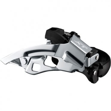 Shimano Deore XT FD-T8000-H XT triple front derailleur - 10-speed - top swing - 66-69 deg - Black