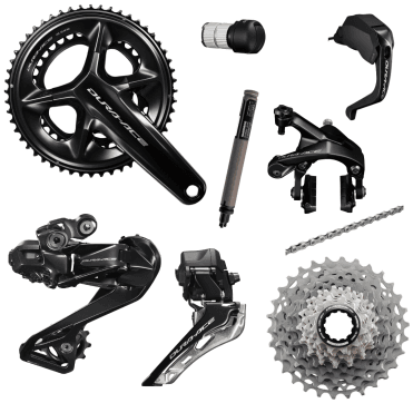 Shimano Dura Ace 12 Speed RIM Brake Time Trial Di2 Groupset