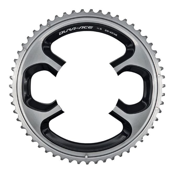 Shimano Dura-Ace FC-9000 11 Speed Outer Chainring - 55T-ME - Silver