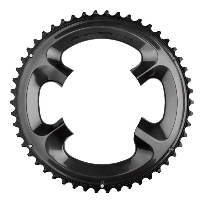 Shimano Dura-Ace FC-R9100 11 Speed Outer Chainring -50T-MS for 50/34T - Black
