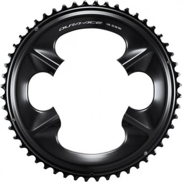 Shimano Dura-Ace FC-R9200 12 Speed Outer Chainring - 52T-NH for 52/36T - Black