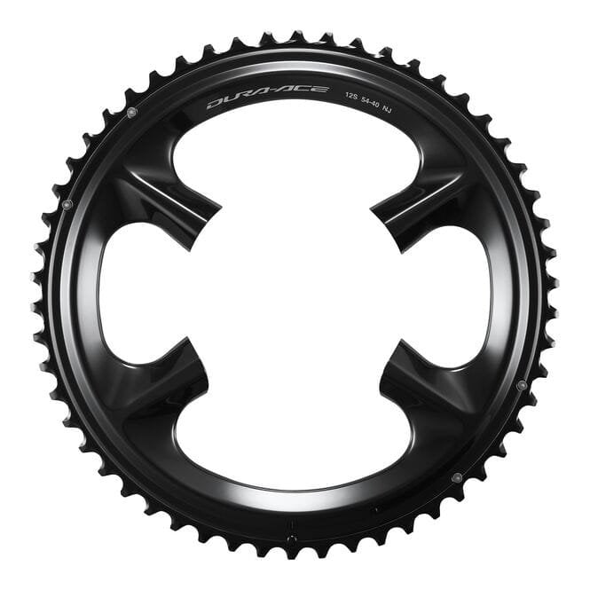 Shimano Dura-Ace FC-R9200 12 Speed Outer Chainring - 54T-NJ for 54/40T - Black