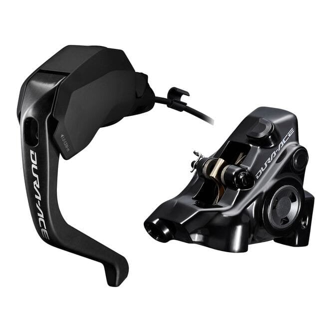 Shimano Dura-Ace ST-R9180 Hydraulic Disc - Di2 E-tube STI TT Set - Flat Mount BR-R9270 - Left Rear