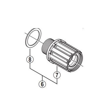 Shimano Freehub Body FHM678 10 speed