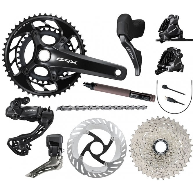 Shimano GRX RX825 Di2 2 x 12 Speed Groupset