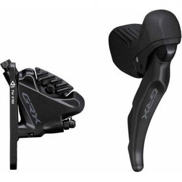Shimano GRX ST-RX610 STI Bled With BR-RX410 Flat Mount Calliper 12 Spd - R/H Front