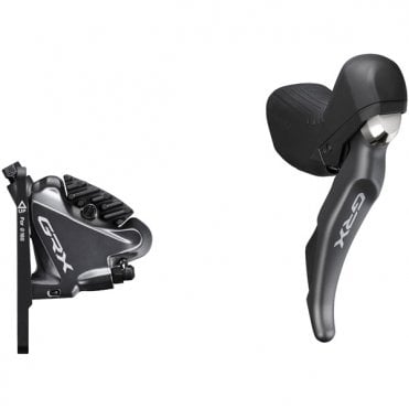 Shimano GRX ST-RX810 GRX STI Bled With BR-RX810 Flat Mount Calliper - Right Front