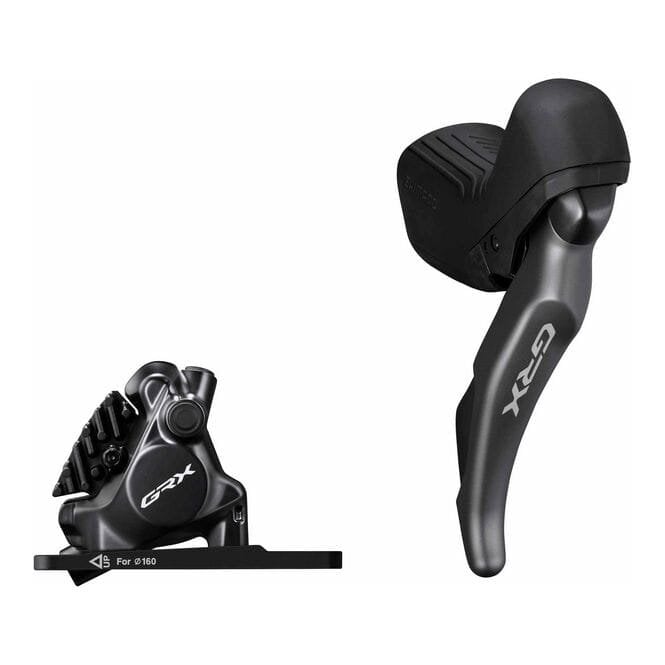 Shimano GRX ST-RX820 12-Speed STI - BR-RX820 Flat Mount Calliper - Right Front