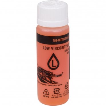 Shimano Low Viscosity Mineral Oil 100ml - Yellow Hydraulic Fluid