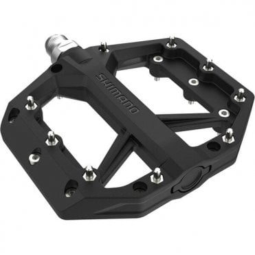 Shimano PD-GR400 Flat Pedals - Resin With Pins - Black