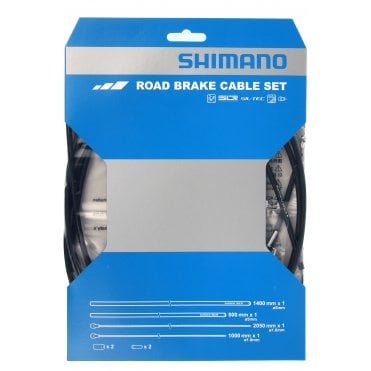 Shimano Road brake cable set with PTFE coated inner wire