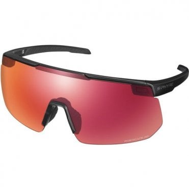 Shimano S-Phyre Glasses - Metallic Black - Ridescape Road Lens