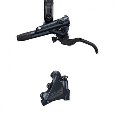 Shimano SLX BR-M7110/BL-M7100 SLX bled brake lever/flat mount calliper - Grey