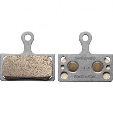 Shimano Spares G04TI Disc Brake Pads and Spring - Titanium Back - Metal Sintered