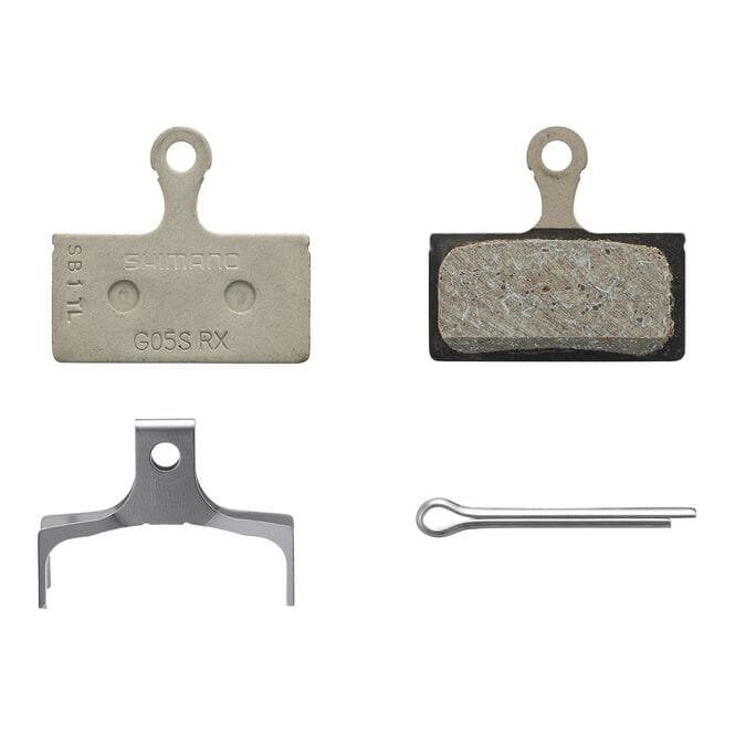 Shimano Spares G05S-RX Disc Pads and Spring - Steel Back - Resin