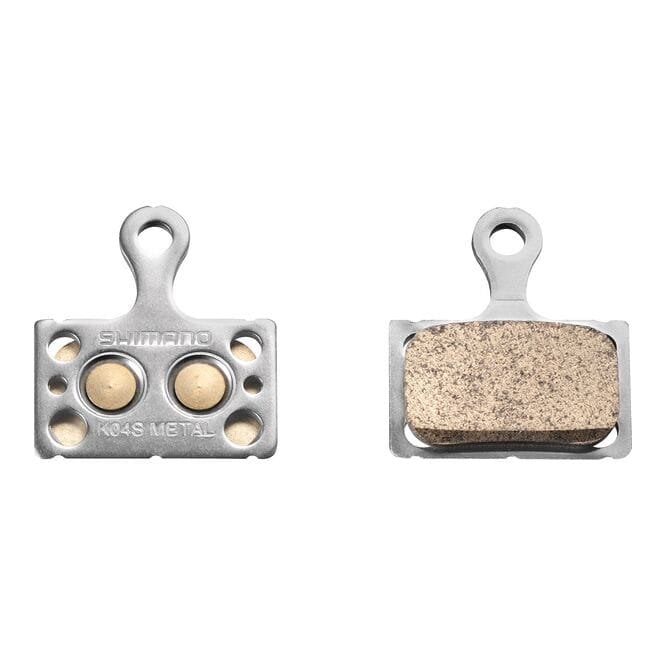 Shimano Spares K04S Disc Brake Pads and Spring - Steel Back - Metal Sintered