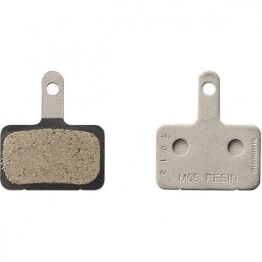Shimano Spares M05 Disc Brake Pads and Spring - Steel Back - Resin