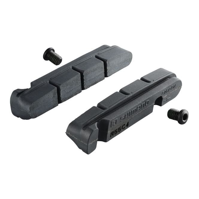 Shimano Spares R55C4 Carbon Rim Brake Cartridge Pad Inserts Pair